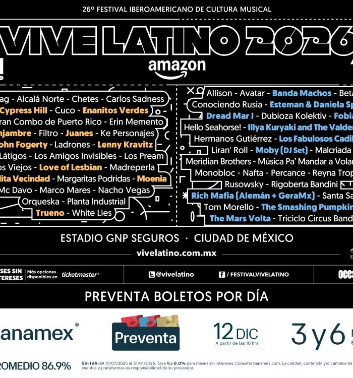 Vive Latino revela su line up por días: el reencuentro con nuestra visión sonora